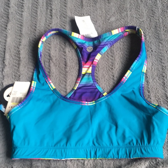 NWT ROXY reversible mix it up sports/swim top. Size M - Picture 6 of 11